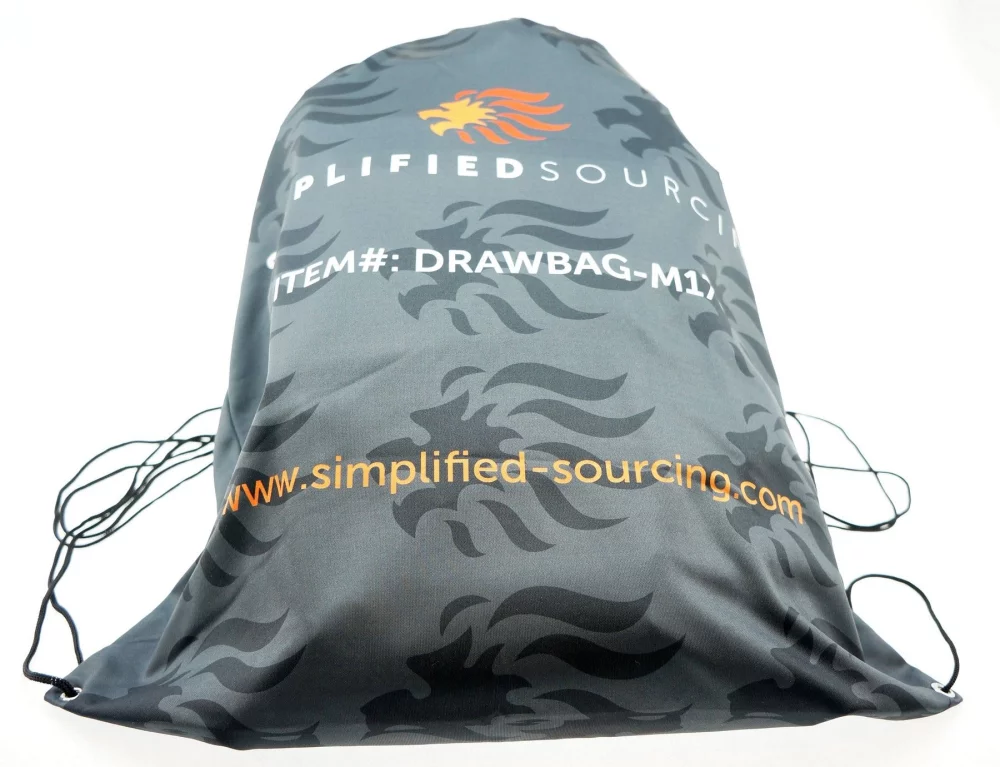 Light Weight Microfiber Drawstring Backpack