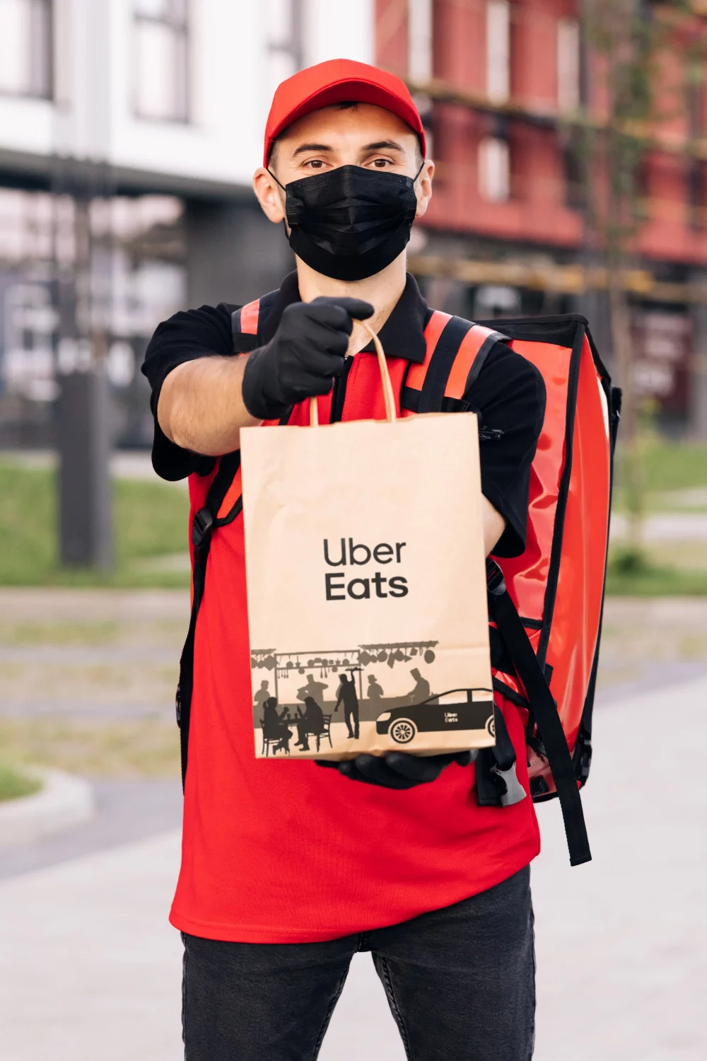 150g Kraft Paper bag with full color imprint on all sides (8.25*10.5*4")