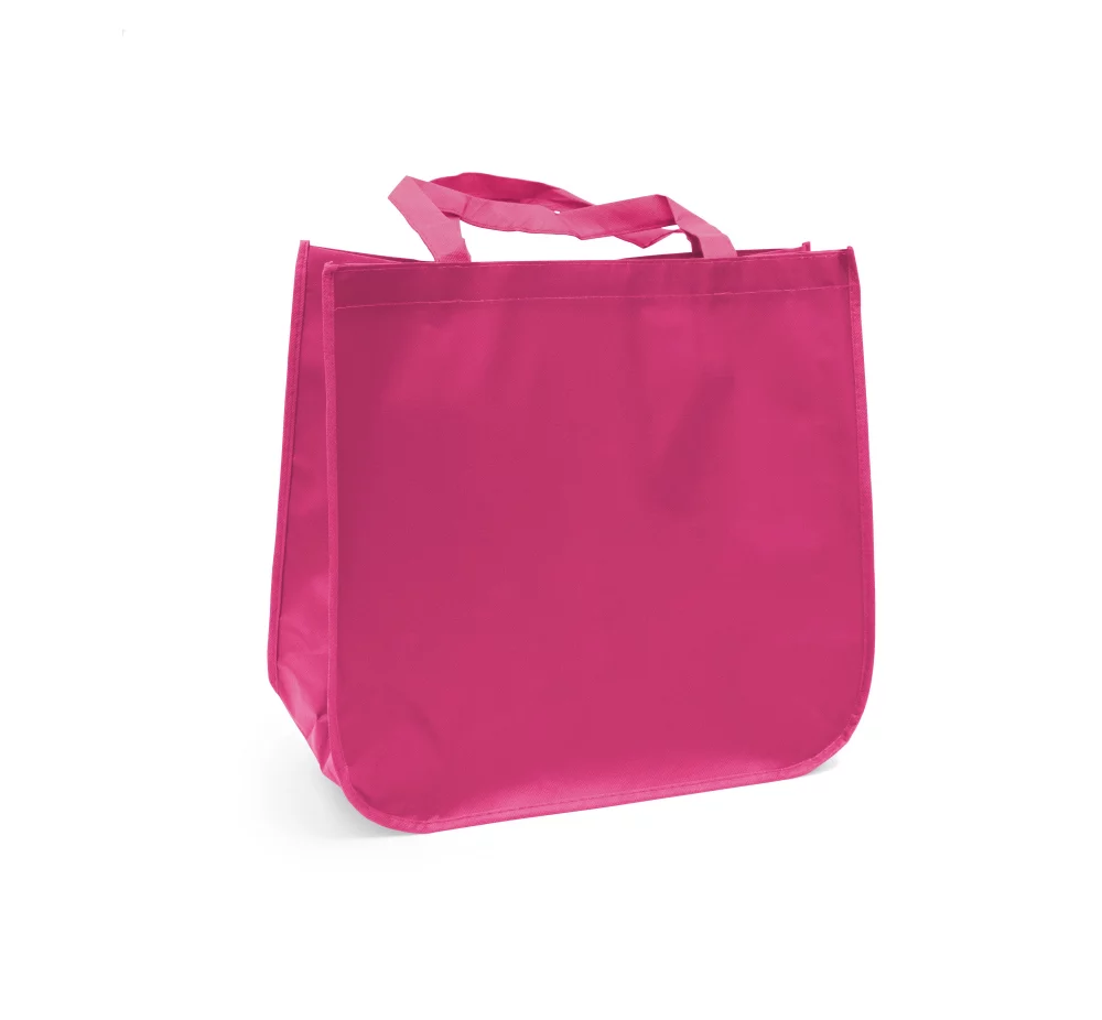 Large laminated Grocery Tote with heat transfer logo