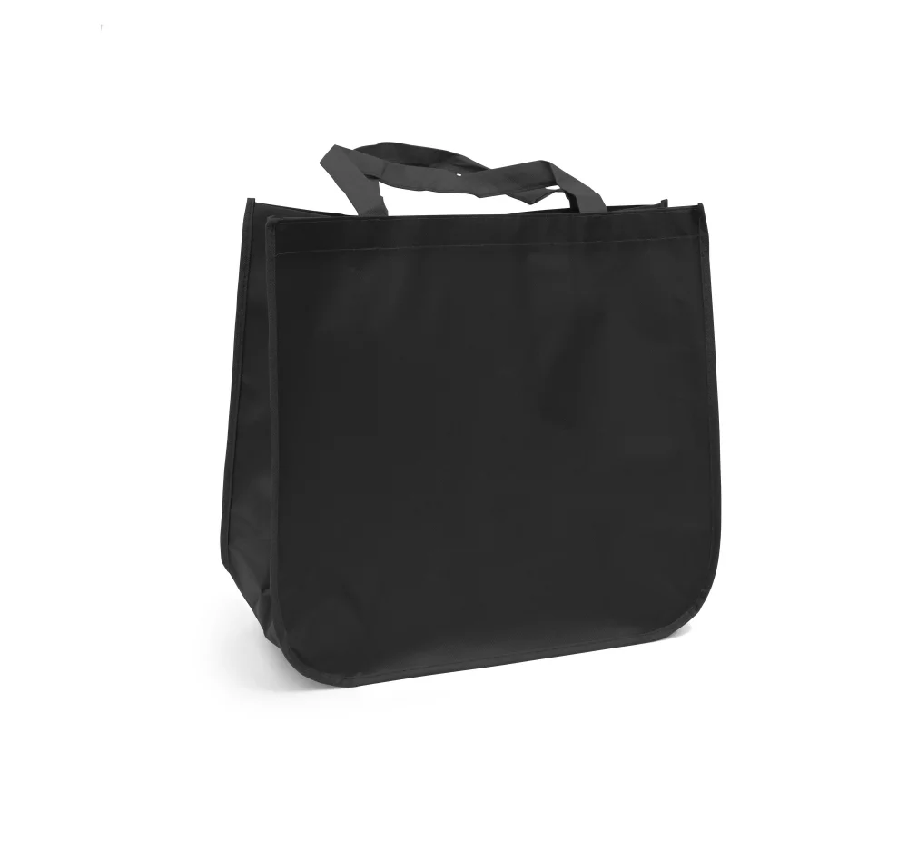 Large laminated Grocery Tote with heat transfer logo