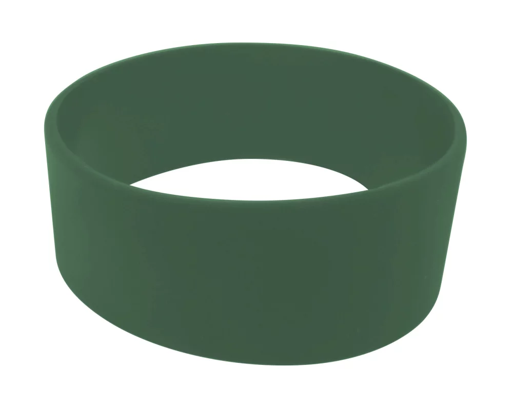 Broad Recycled Silicone Wrist Band w/Debossed Logo