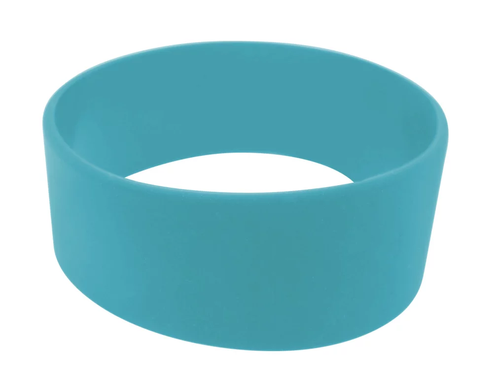 Broad Recycled Silicone Wrist Band w/Debossed Logo