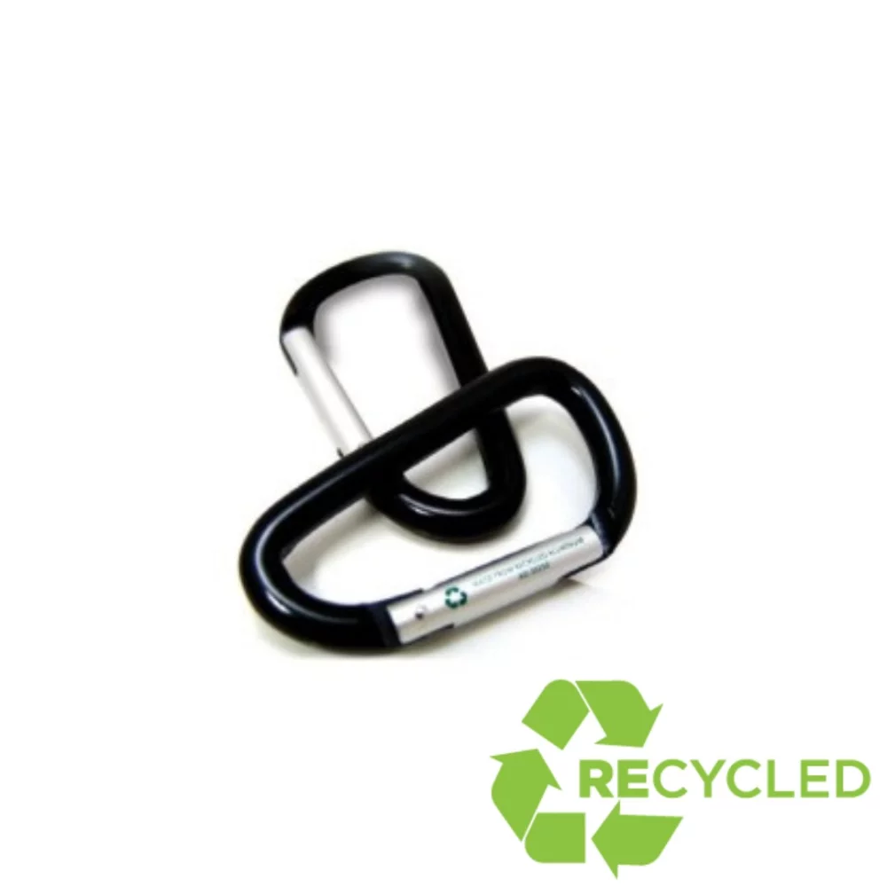 Mousqueton en aluminium recyclé