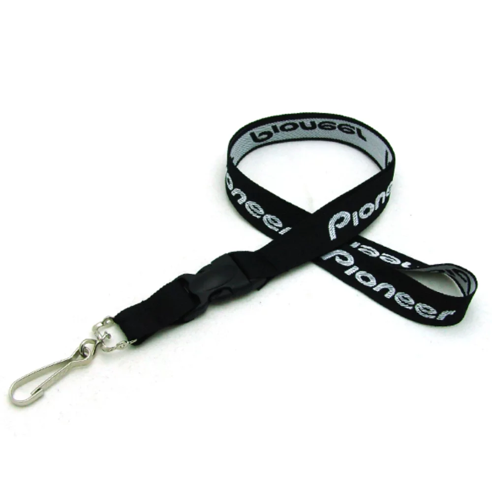 Lanière détaillée à tissage grossier de 3/4" avec boucle détachable