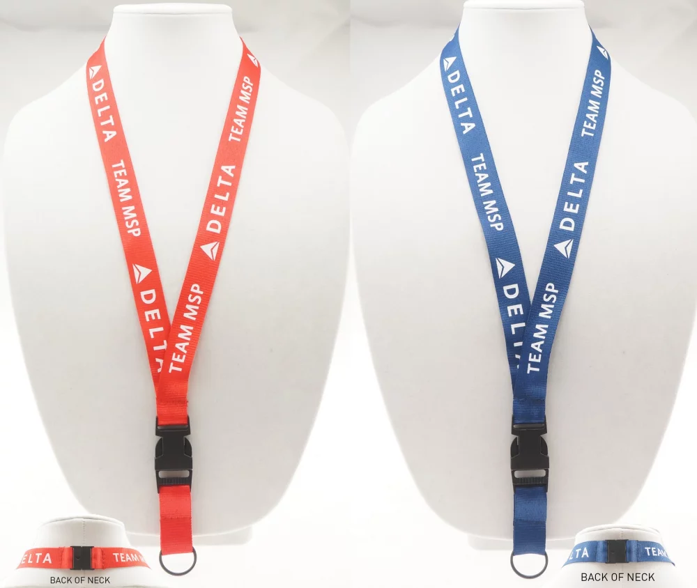 Lanière détaillée à tissage grossier de 3/4" avec boucle détachable